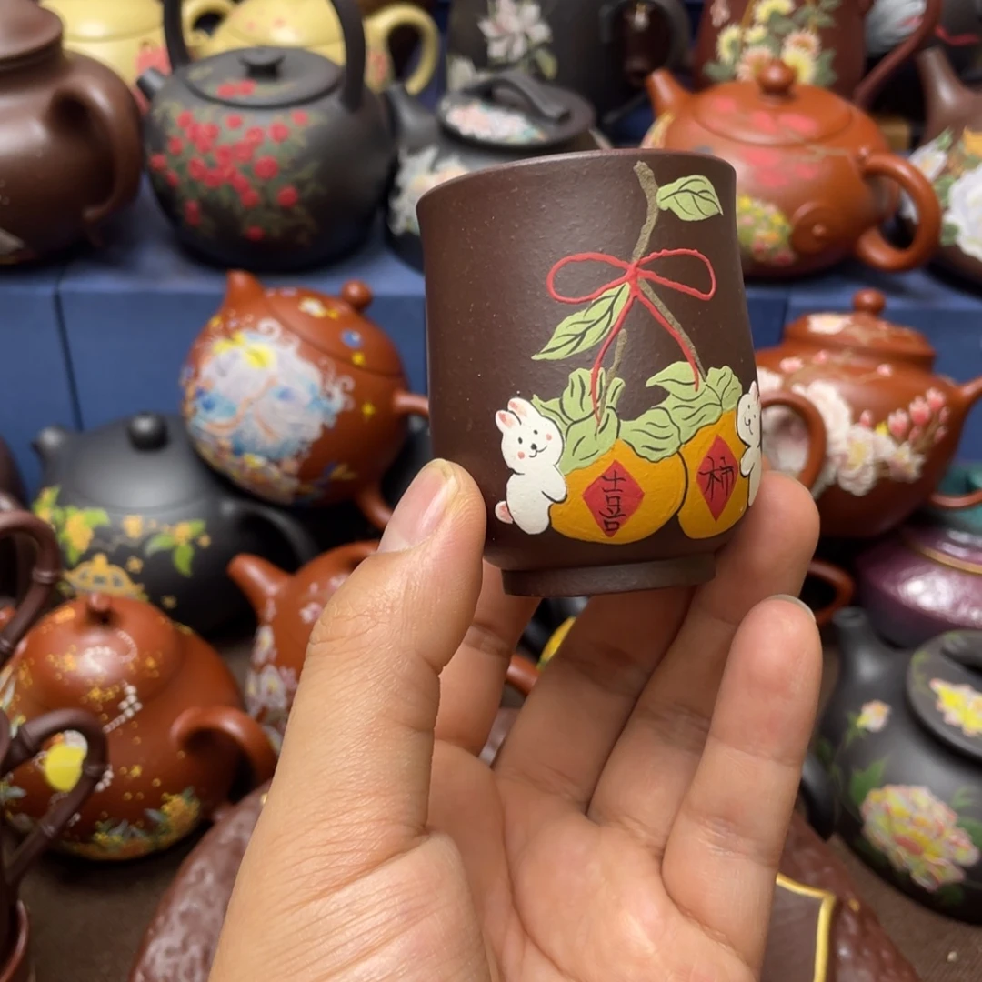 茶杯紫砂紫砂主人杯100cc