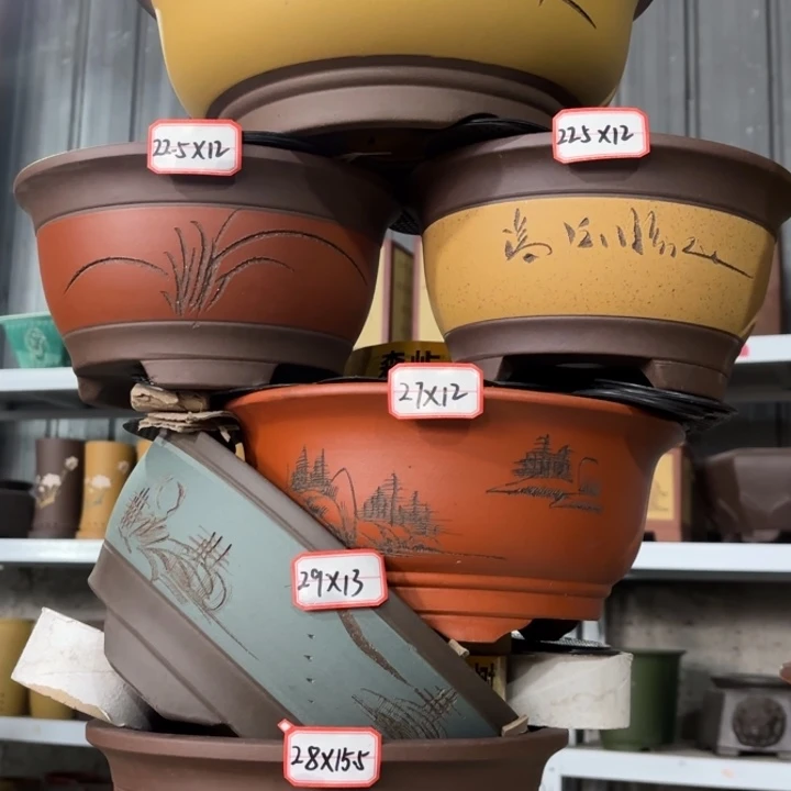 紫砂花盆            118-6