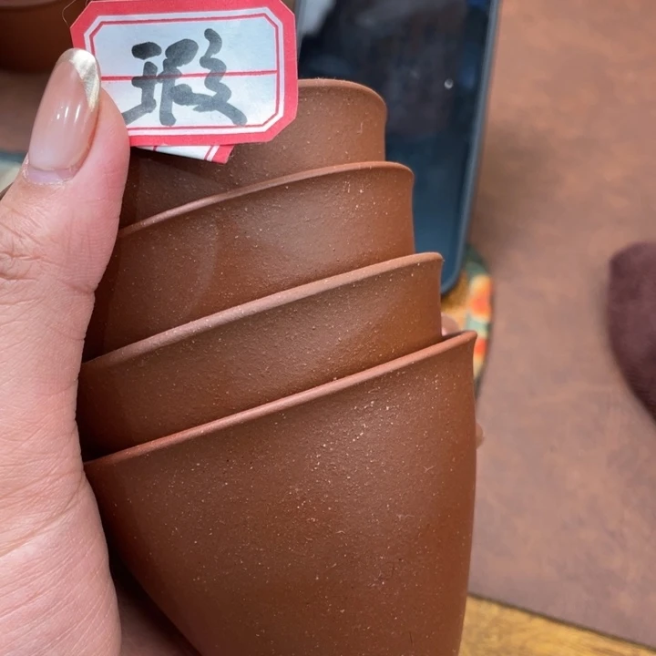 紫砂茶杯原矿紫砂主人杯