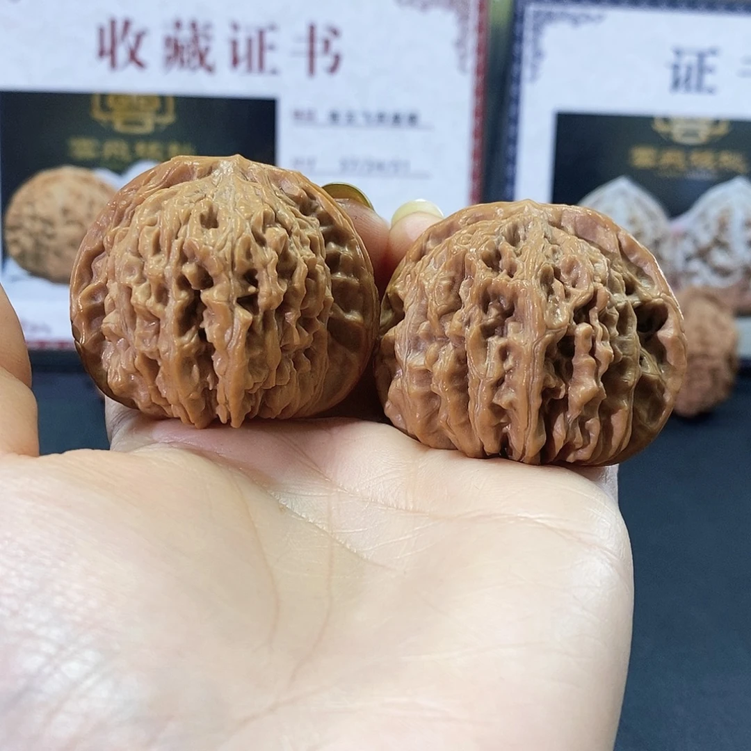 文玩核桃把件飞楼002-46尺49.6g有修