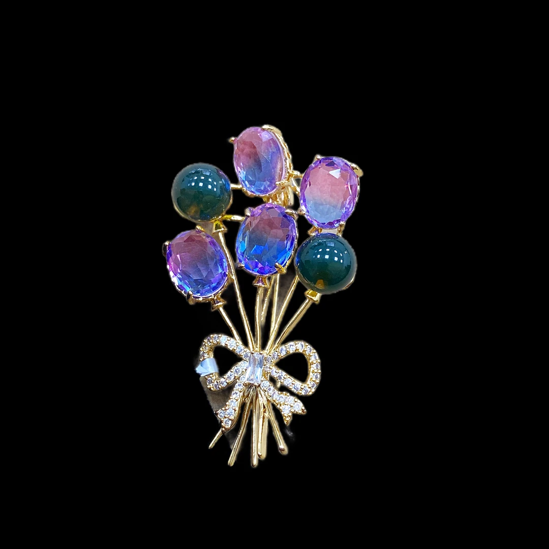 V9904蓝珀胸针孤品