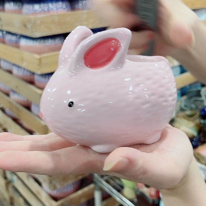 有孔.凑单10元陶瓷花盆发货！