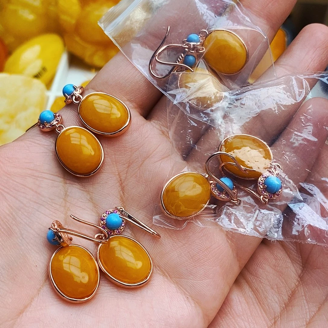 蜜蜡颈饰未镶嵌天然保真假一赔十，发一件