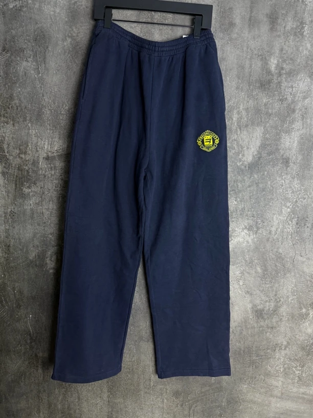 全新未使用 Balenciaga/巴黎世家 曼联刺绣卫裤长裤/12409
