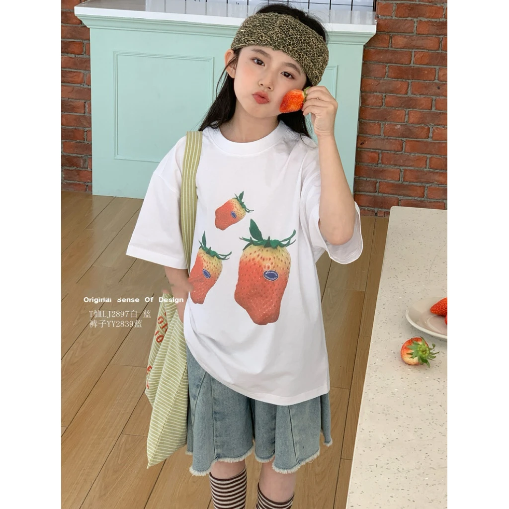 12897高端潮流时尚百搭童装休闲T恤B9-3-3