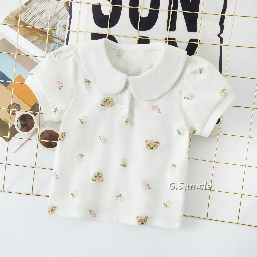 1【霓虹甜心】H25086女童夏款洋气套装韩版小女孩