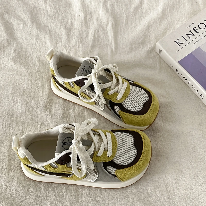 女童运动鞋2025新款夏季透气男童德训鞋轻便儿童网鞋小女孩阿甘鞋