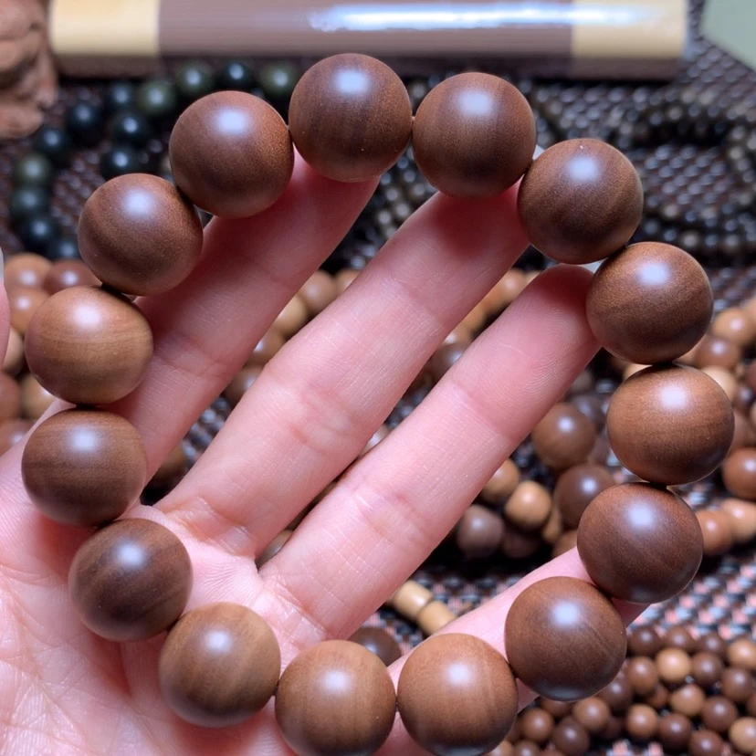 【闪购商品】檀香木手串/手链1.5横纹黑肉