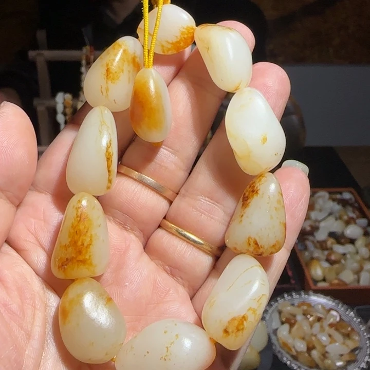 和田玉手链未镶嵌60克