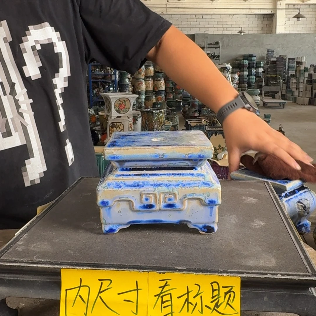 雷***）。一风堂石湾花盆 面11