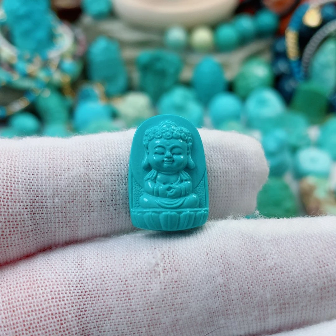 绿松石未镶嵌珠宝半成品