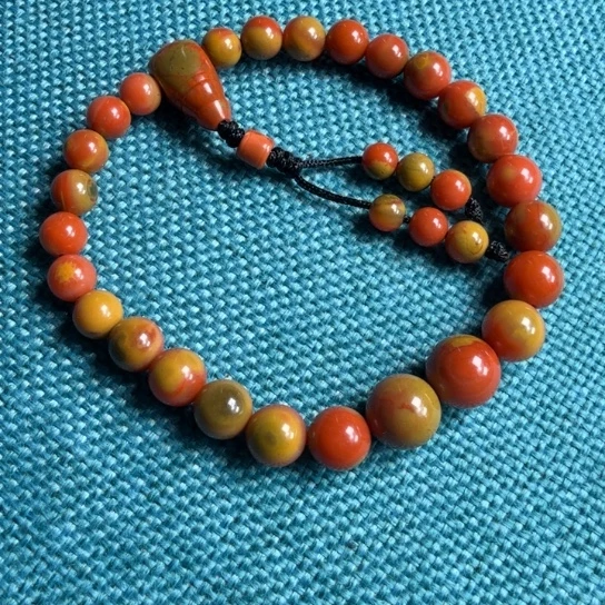 南红玛瑙合金手链