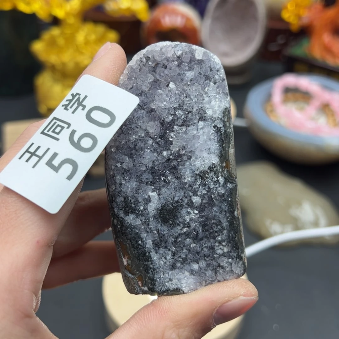 紫晶水晶摆件未镶嵌560