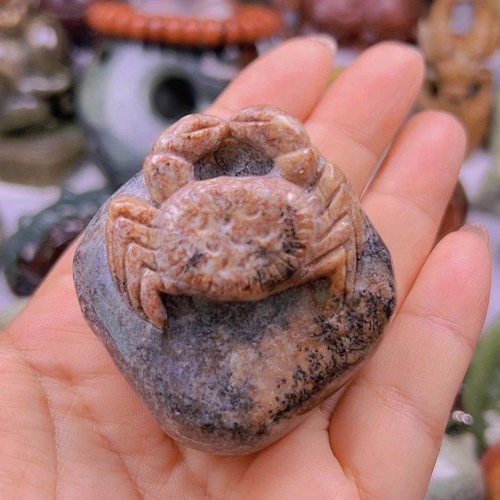 岫岩河磨玉（透闪石质玉）未镶嵌把件