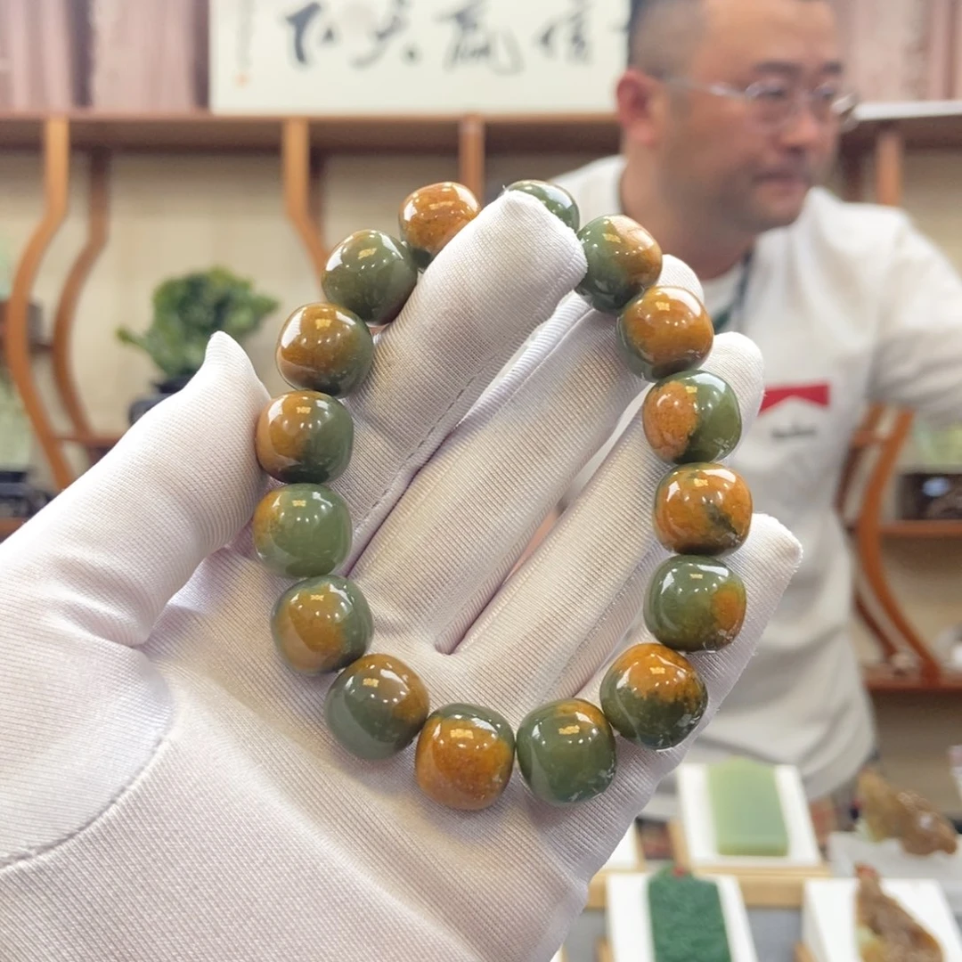 和田玉未镶嵌手链