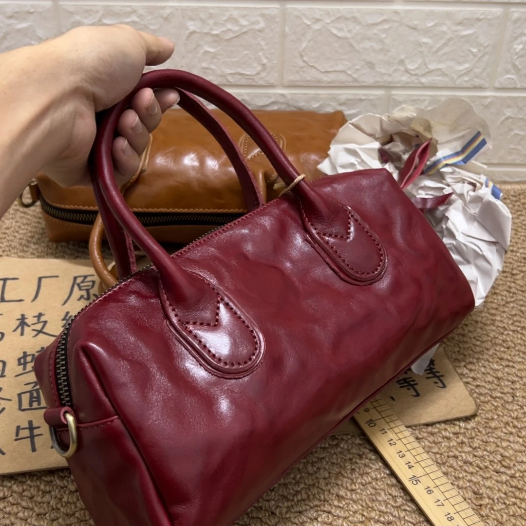 【闪购商品】头层牛皮红