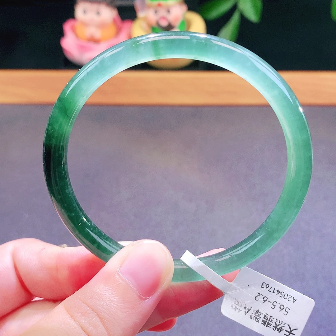 翡翠未镶嵌手镯天然翡翠