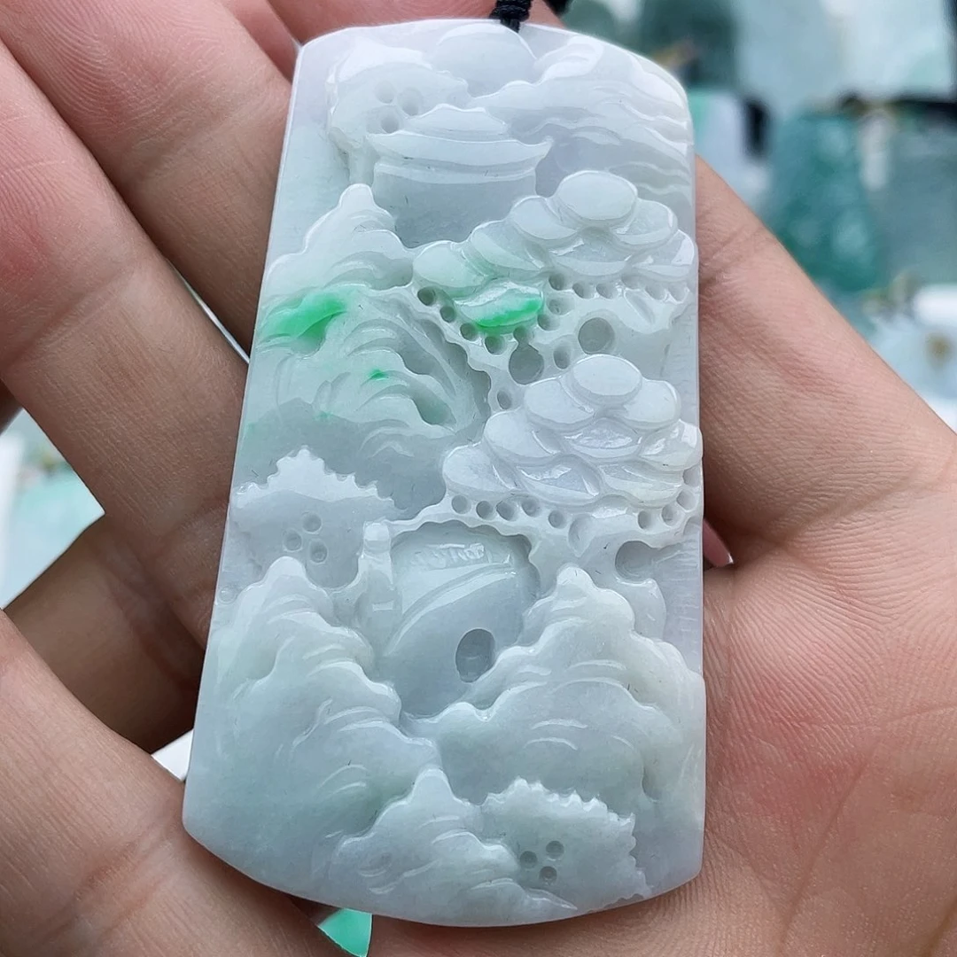 颈饰未镶嵌翡翠翡翠