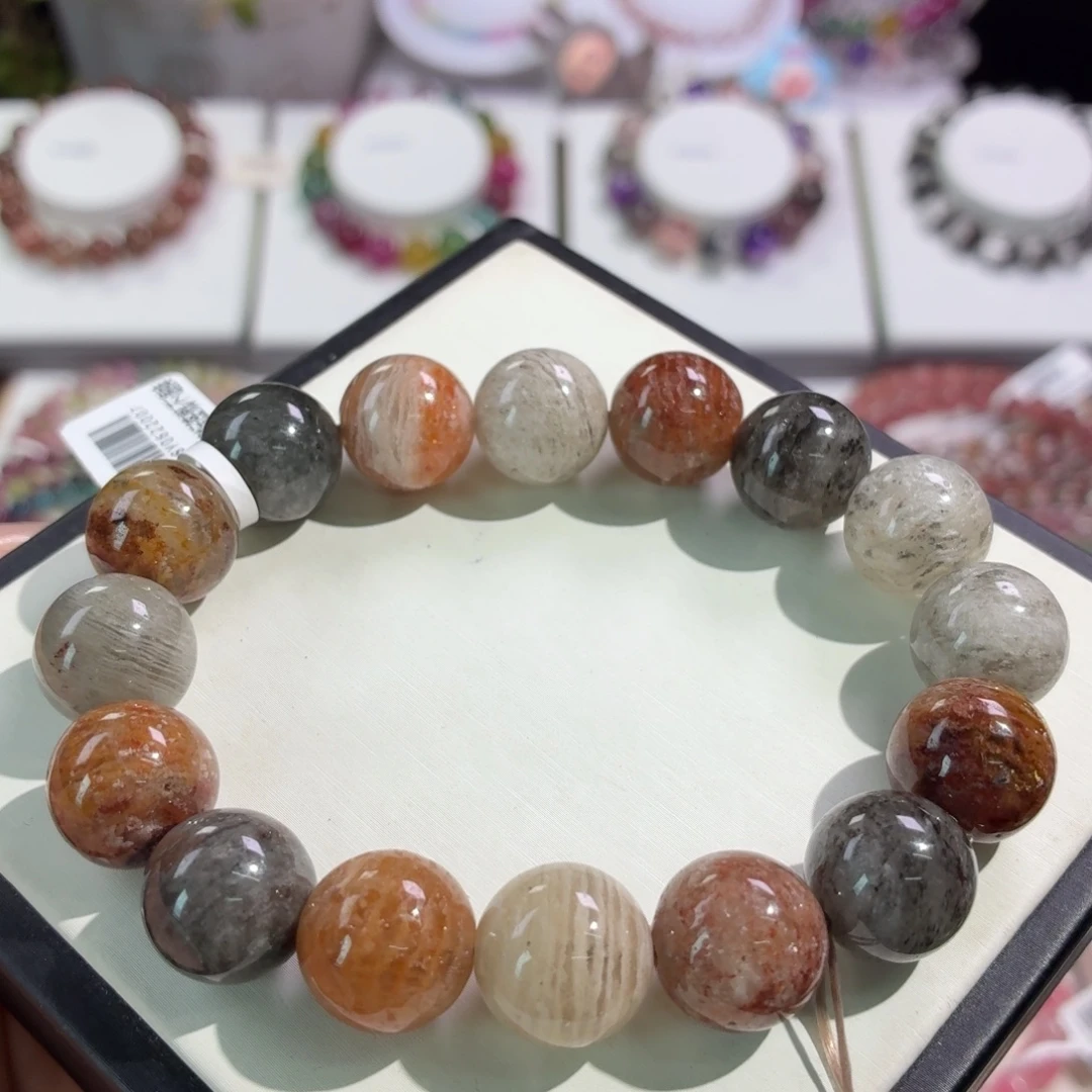 水晶未镶嵌手串千层四季幽灵13+