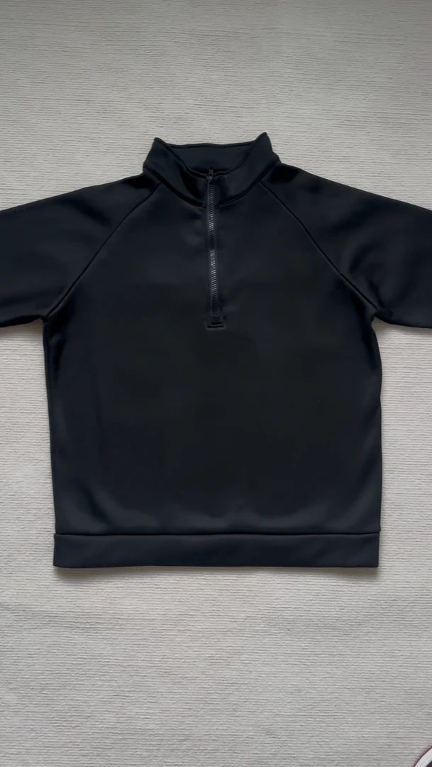 【OF Course】美式半拉链立领卫衣