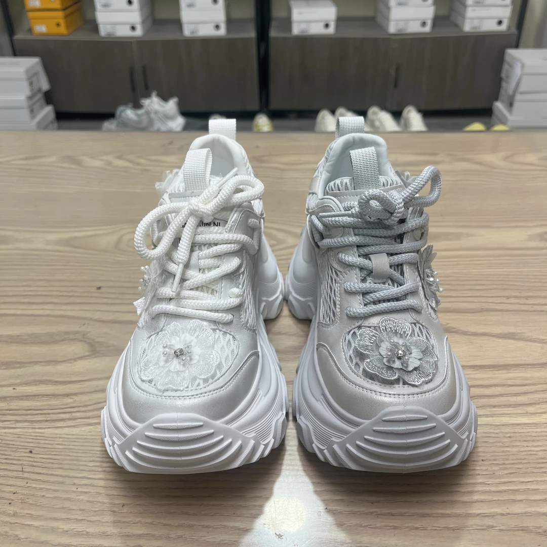 【欧洲站轻奢尾单】1633-3夏款透气单网轻便舒适百搭高颜值老爹鞋