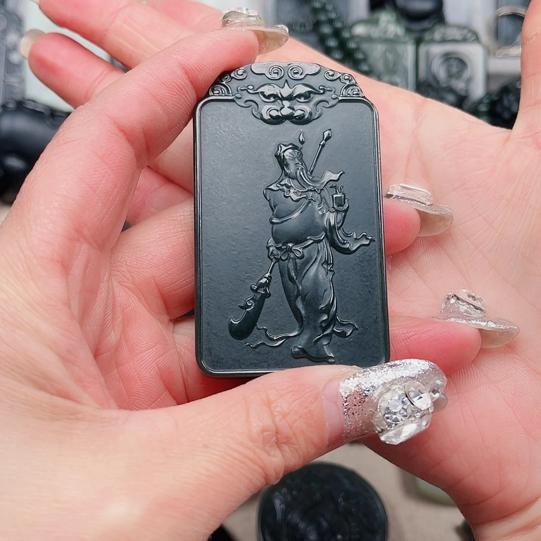 和田玉（青玉）颈饰未镶嵌