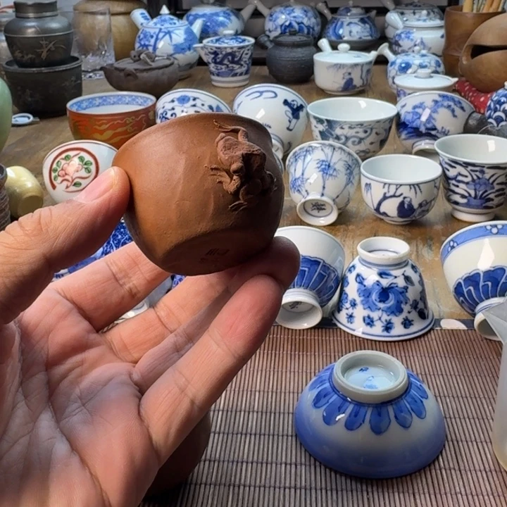 青花瓷器杯子茶具