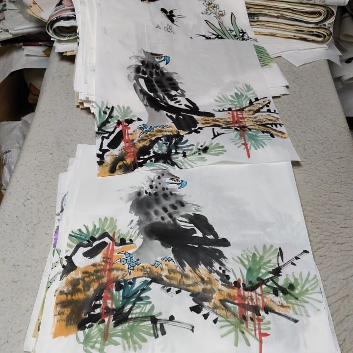 小***吾国画国画花鸟花鸟国画