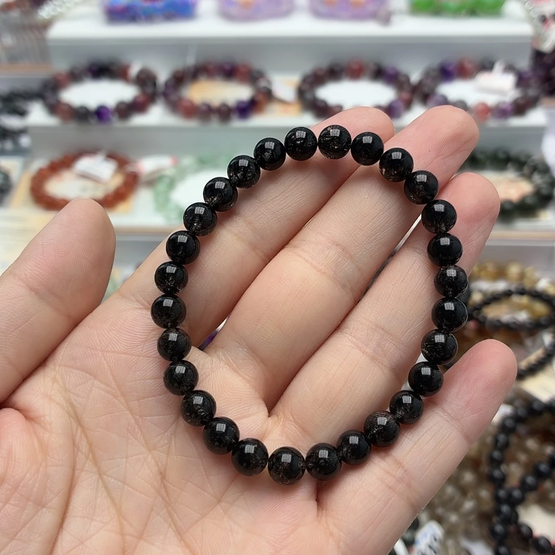 未镶嵌手链水晶7黑发晶福利