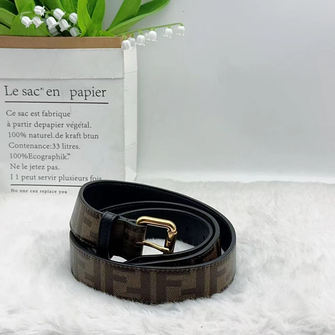 95新 FENDI/芬迪  老花腰带 1133 7033