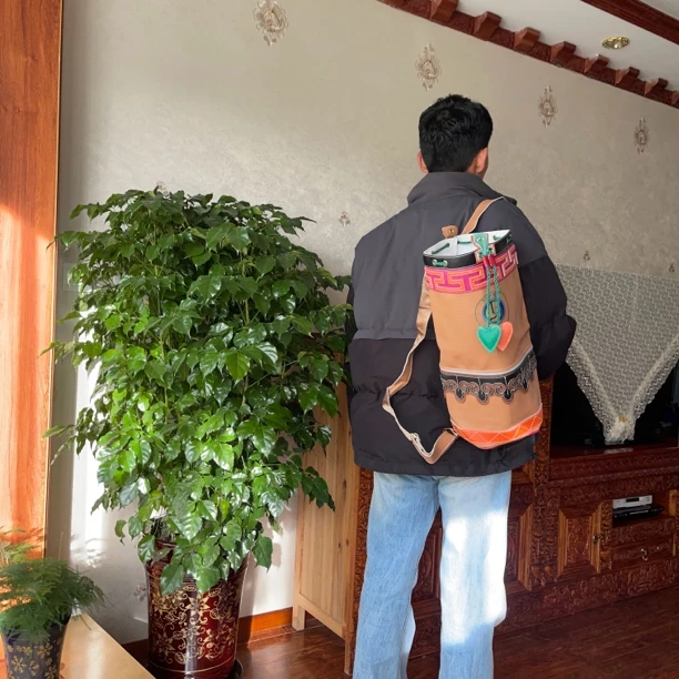 装保温壶包包可以装3磅5磅8磅都可以纯真皮