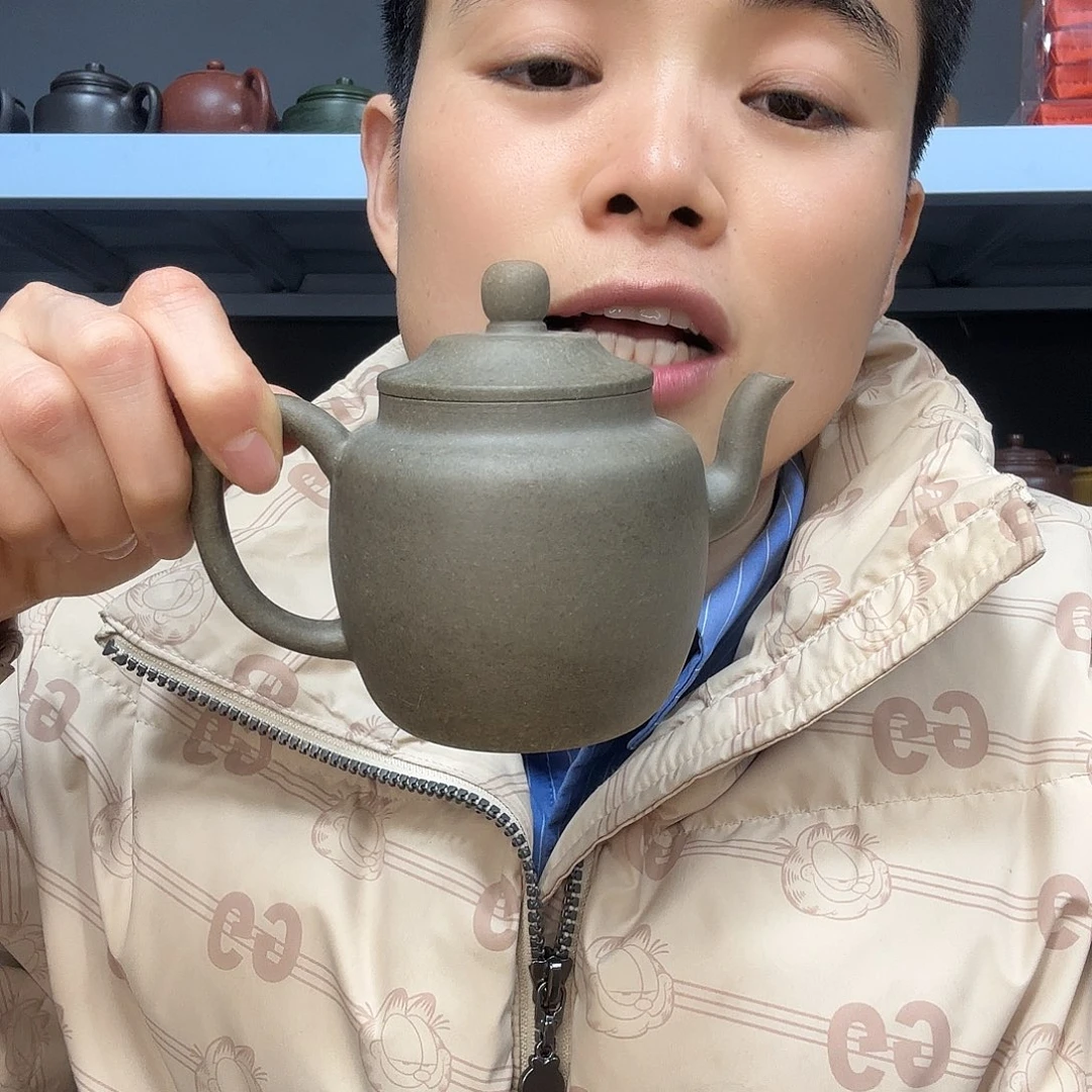 紫砂茶壶老*民间手艺人全手工制作