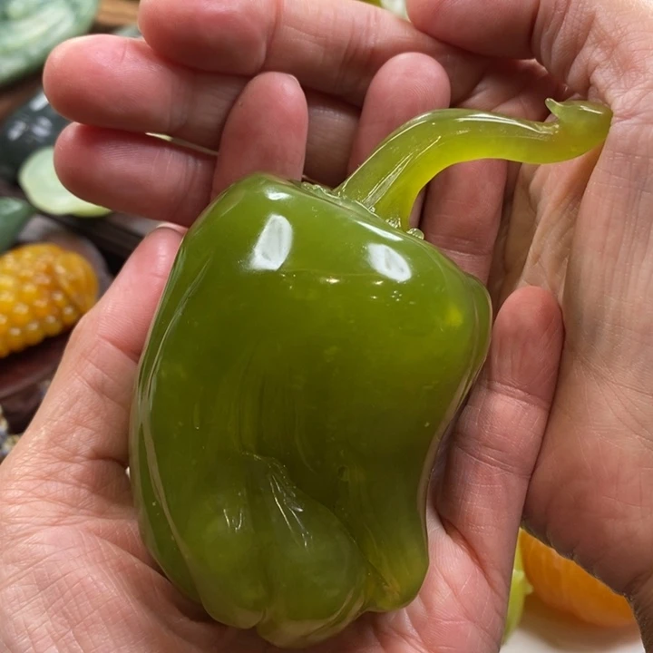 蛇纹石玉未镶嵌手把