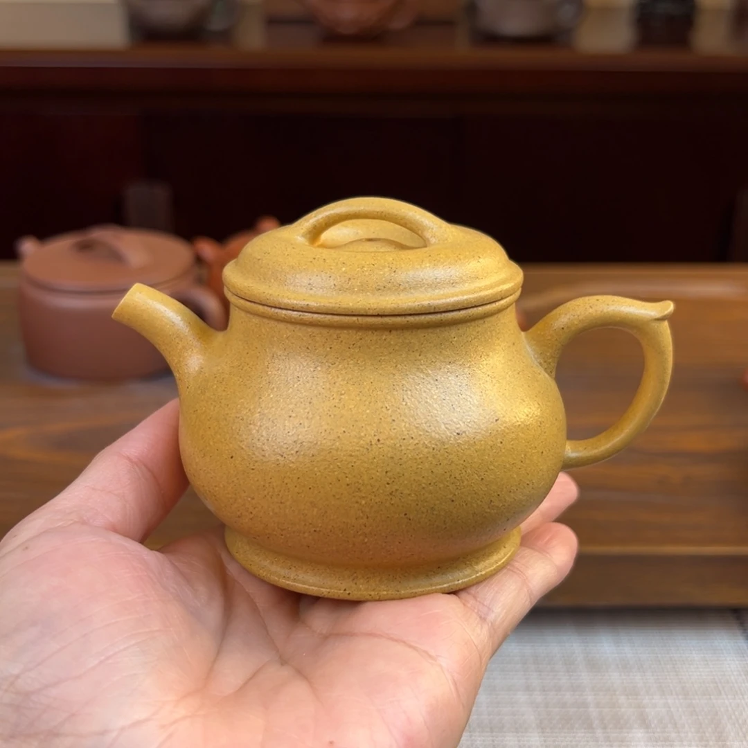 茶壶紫砂黄金段颂金
