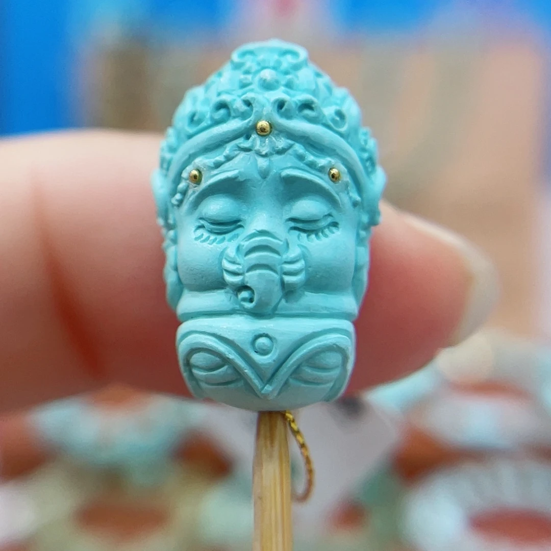 未镶嵌绿松石珠宝奇石