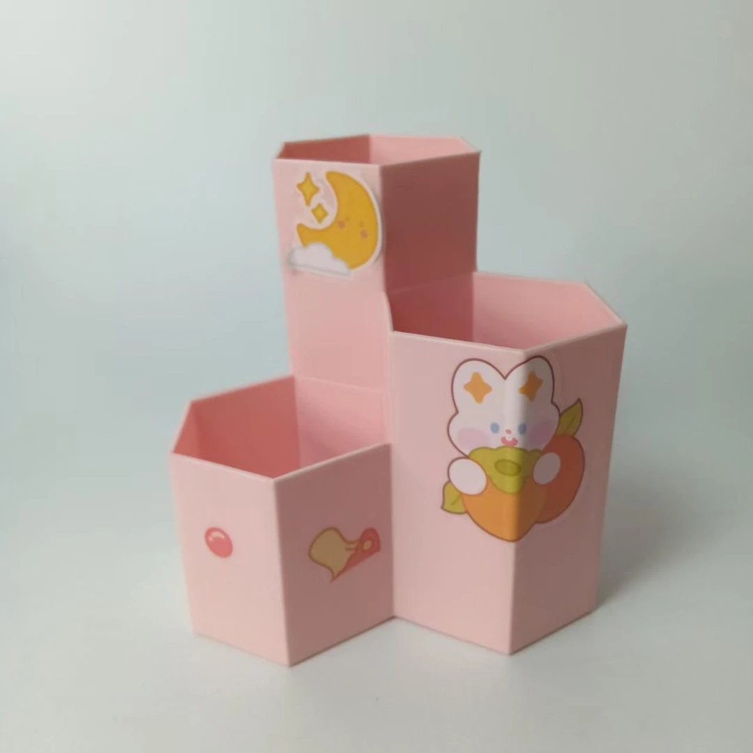 【秉昱优选】047-DIY三层笔筒