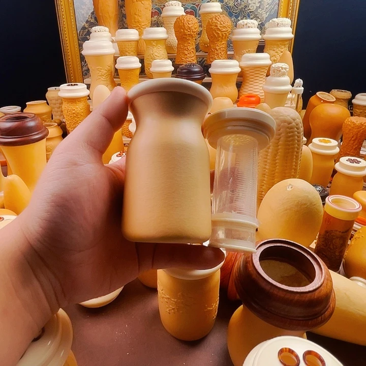 蝈蝈葫芦套竹蛉内胆，密胺口七眼，微瑕