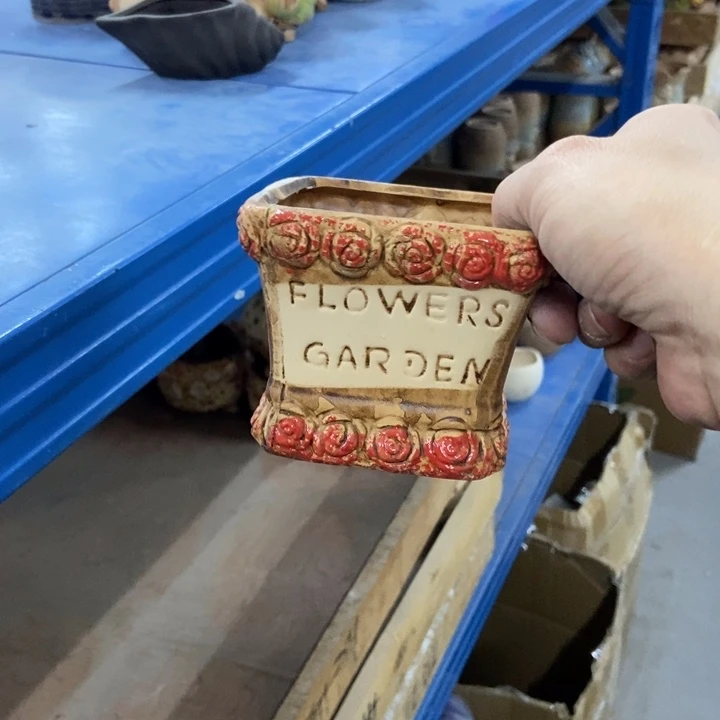 陶瓷花盆单场满9.9发9*8