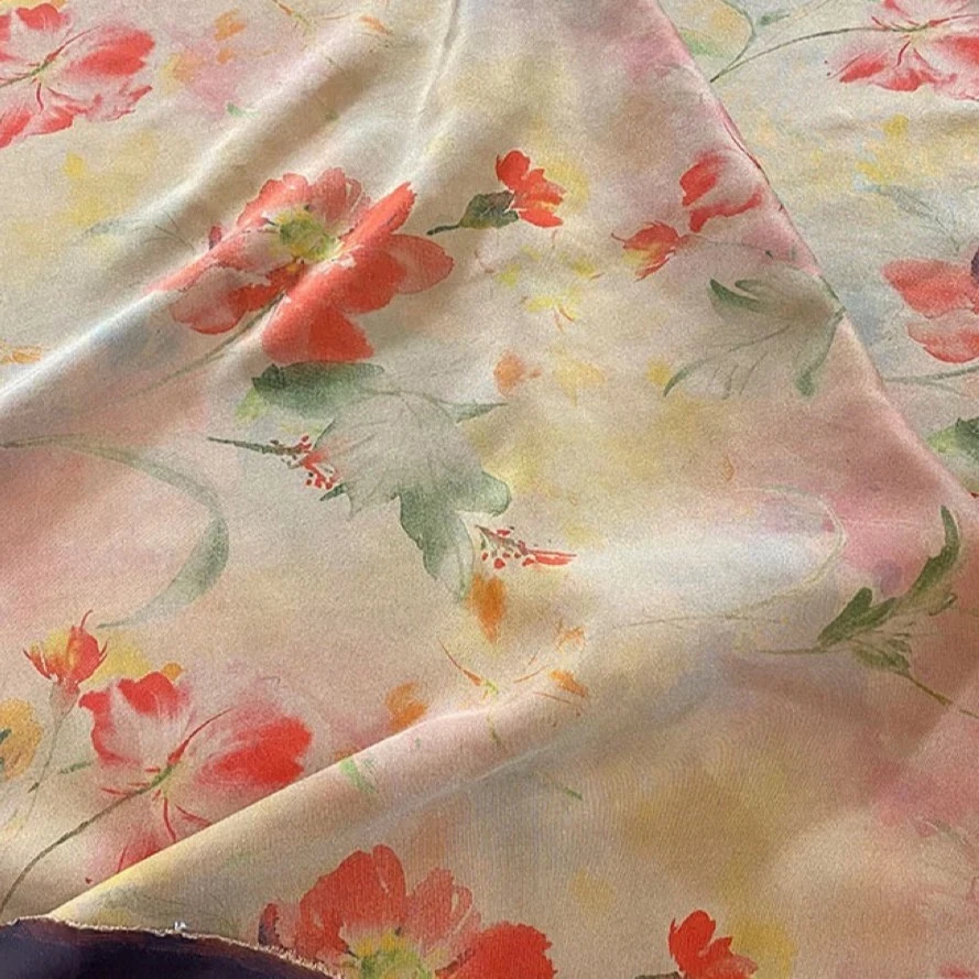 401-600价格链接桑蚕丝香云纱瑕疵布头 不支持七天无理由介意慎拍