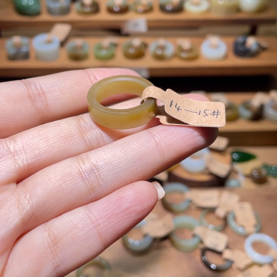 和田玉戒指未镶嵌i*i17