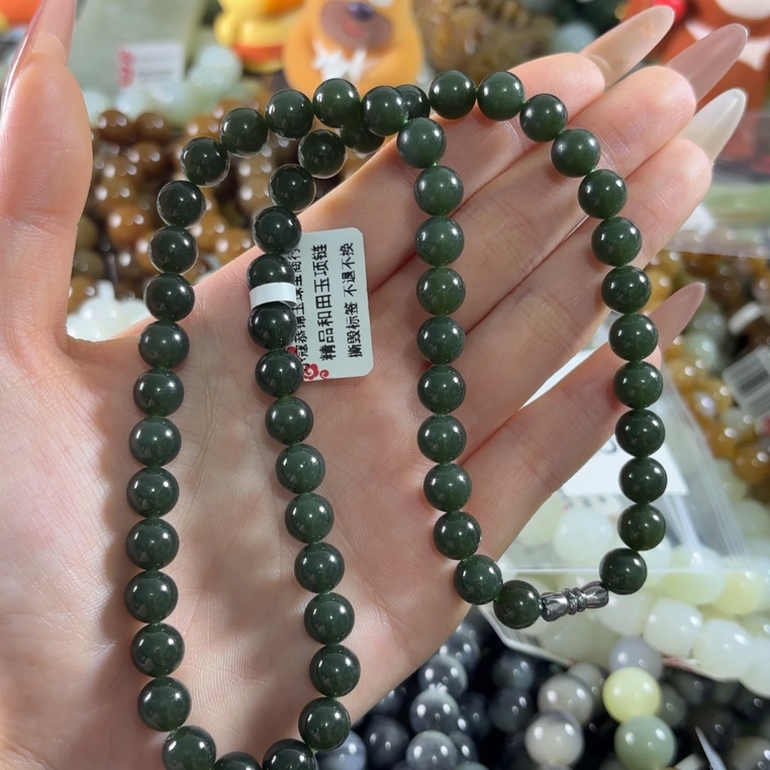 和田玉未镶嵌手链23