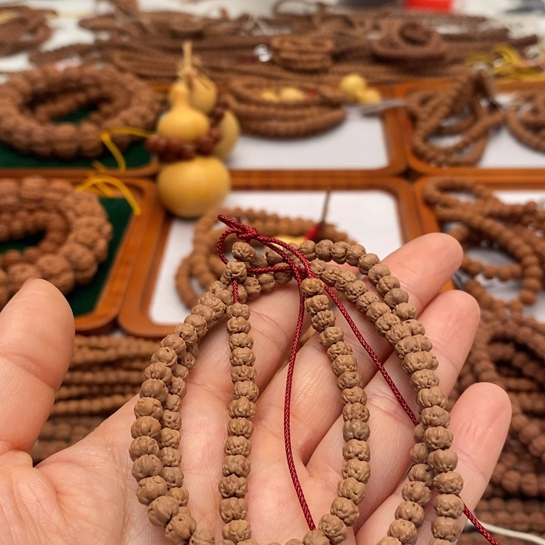 歆***元吊坠金刚菩提佛手108啦5➕