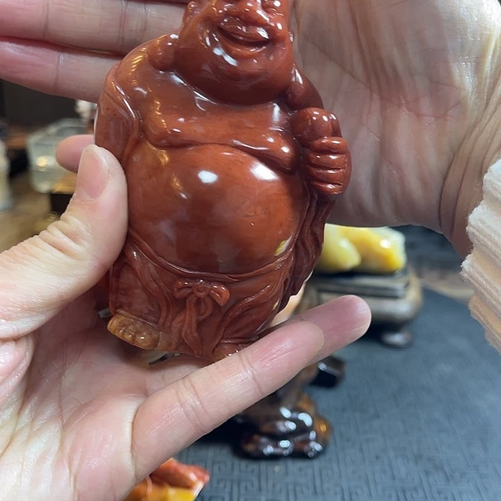 寿山石笑口常开摆件