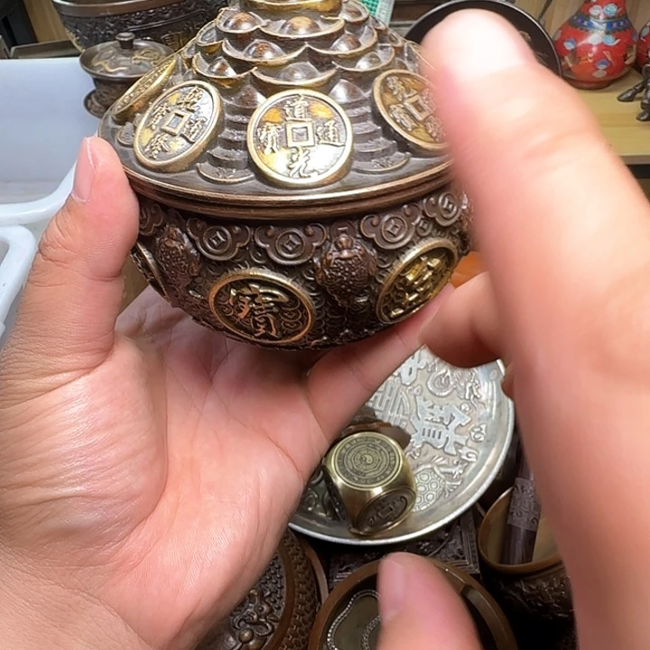 铜器办公室茶室摆件