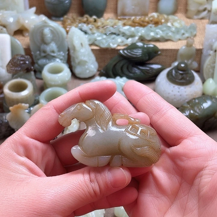 和田玉颈饰未镶嵌文