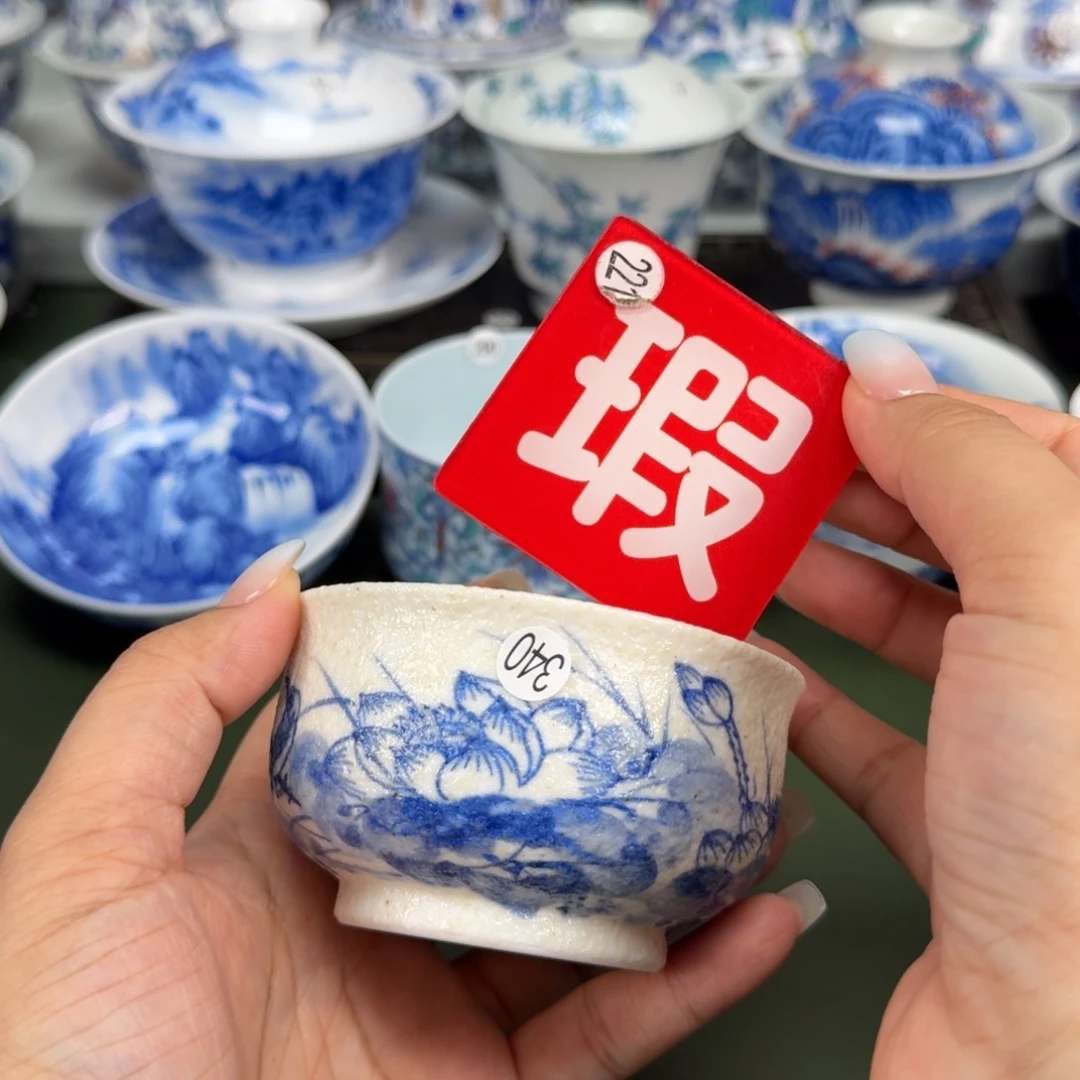 景德镇纯手工手绘茶器蒙蒙340
