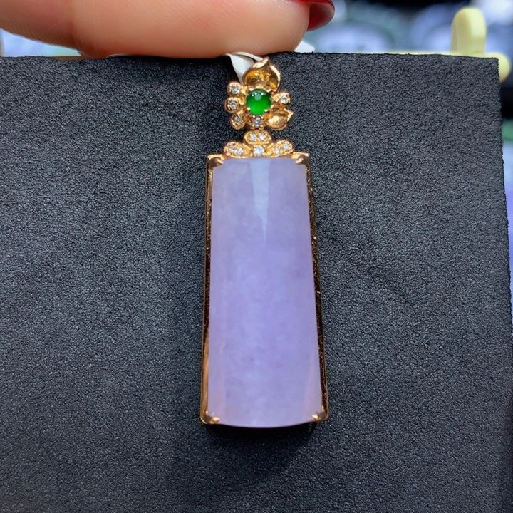 翡翠手链18K金镶嵌翡翠