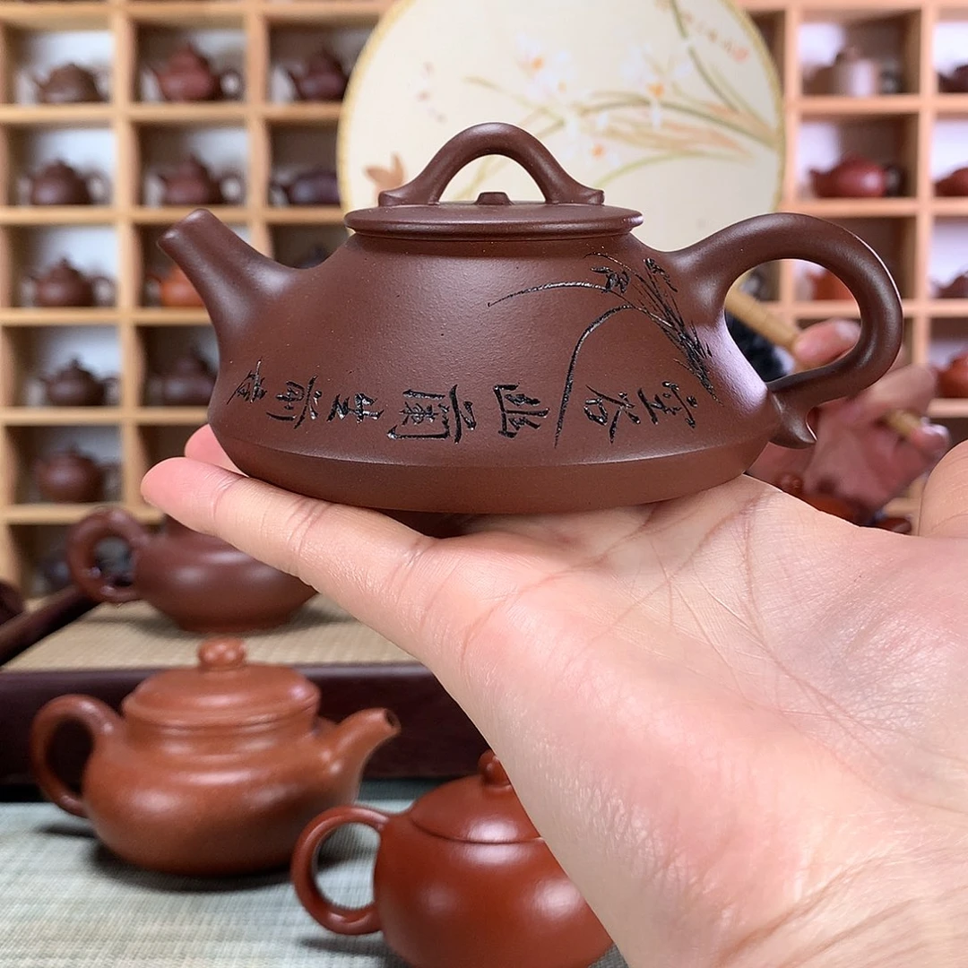 紫砂盛瓢紫砂壶手工制作