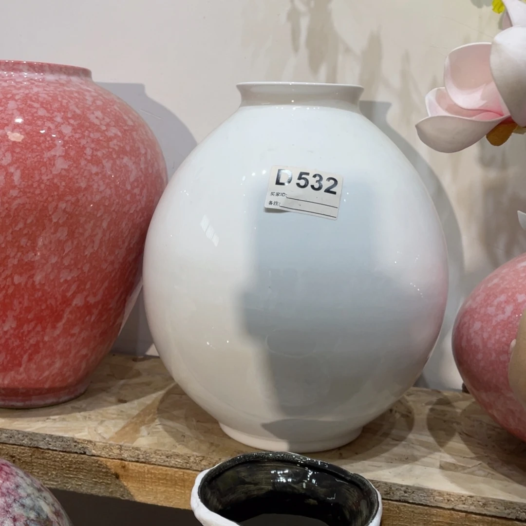 白泥花瓶景德镇陶瓷高度