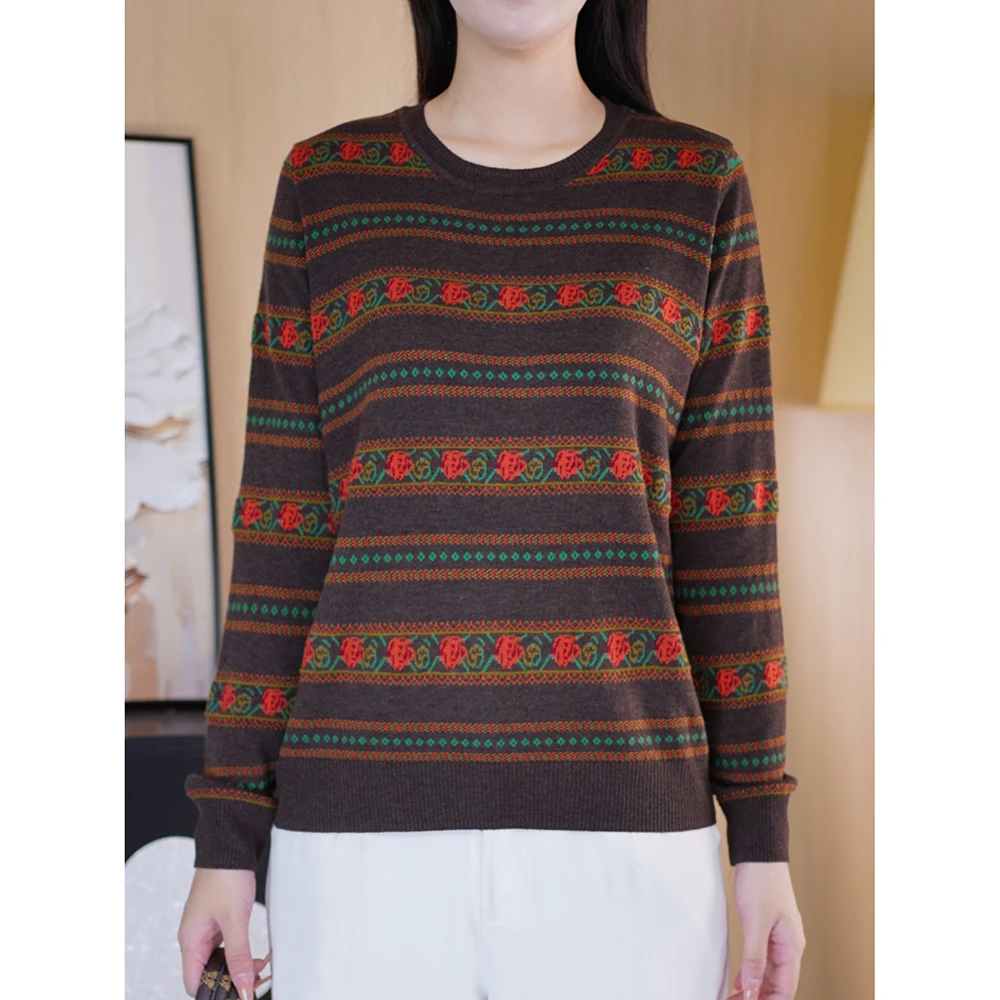 别致针织衫漂亮减龄毛衣胖mm大码女装时髦上档次上衣遮肉显瘦衣服